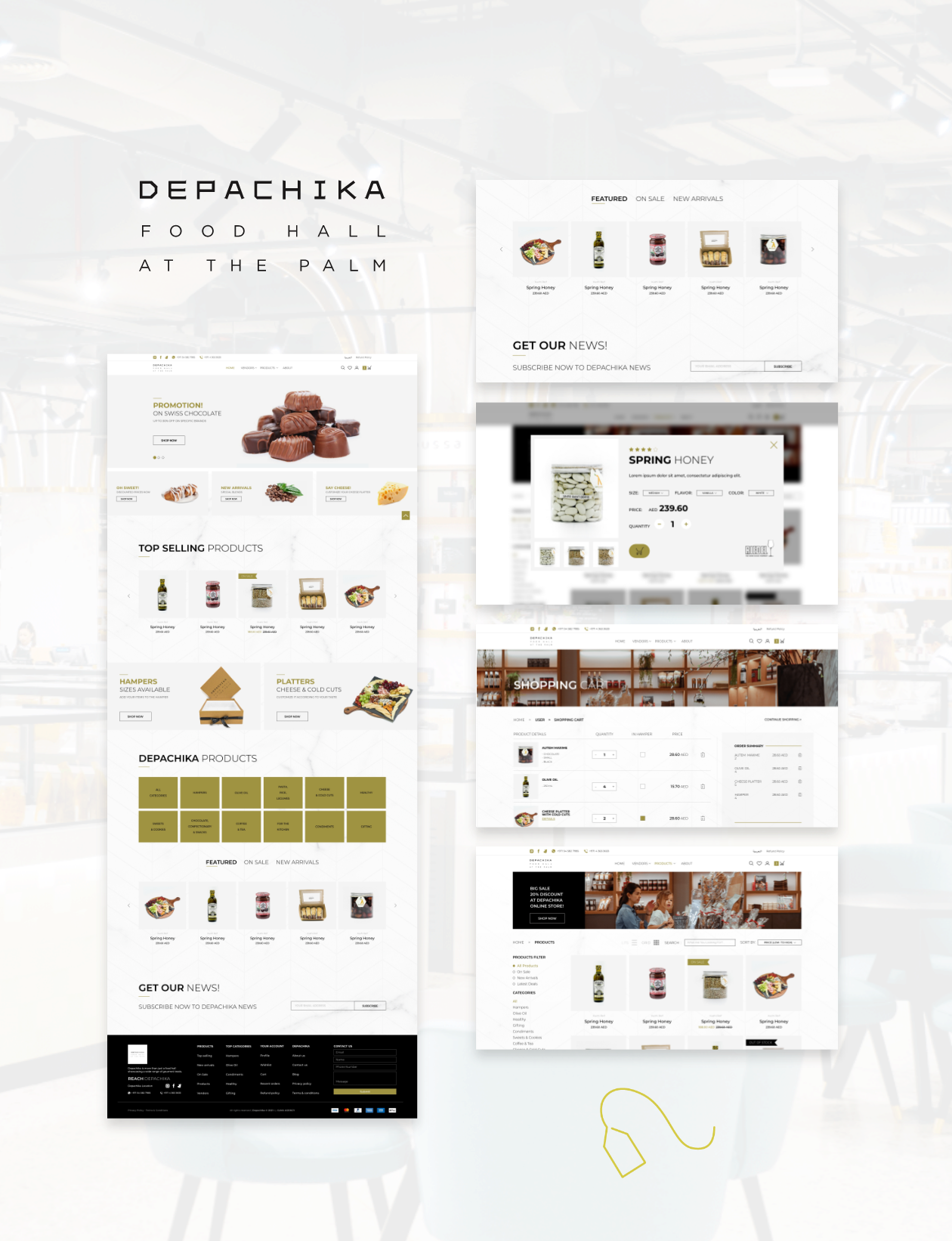 Client Depachika - Worked for Content Creation
